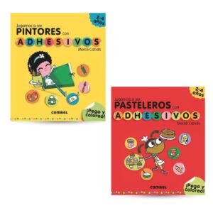 JUGAMOS A SER PINTORES + A SER PASTELEROS (CON STICKERS)