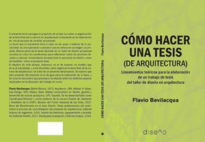 COMO HACER UNA TESIS (DE ARQUITECTURA)