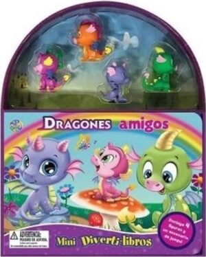 DRAGONES AMIGOS, MINI DIVERTILIBROS (CARTONE)