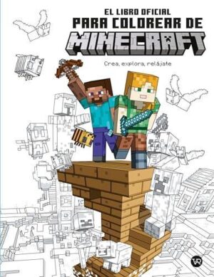 LIBRO OFICIAL PARA COLOREAR DE MINECRAFT, EL