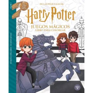 HARRY POTTER, JUEGOS MAGICOS, LIBRO PARA COLOREAR