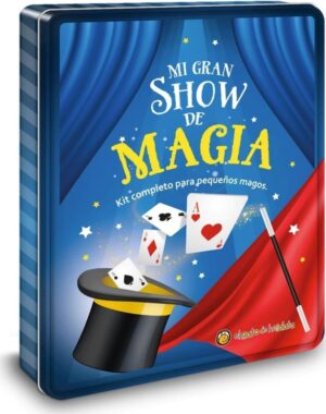 MI GRAN SHOW DE MAGIA, KIT PEQUEÑOS MAGOS (CAJA METALICA)