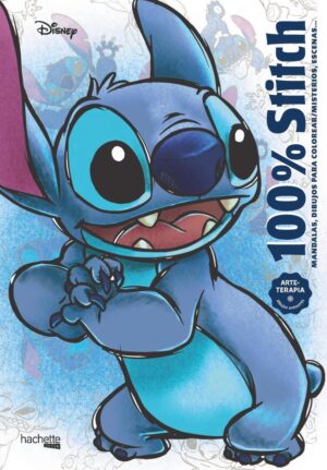 ARTETERAPIA 100% STITCH, LIBRO PARA COLOREAR
