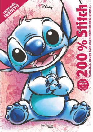 ARTETERAPIA 200% STITCH, LIBRO PARA COLOREAR