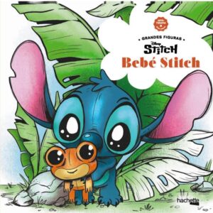 ARTETERAPIA DIBUJOS ANTIESTRES GRANDES FIGURAS - BEBE STITCH