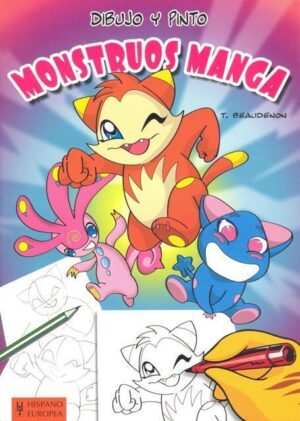 MONSTRUOS MANGA, DIBUJO Y PINTO