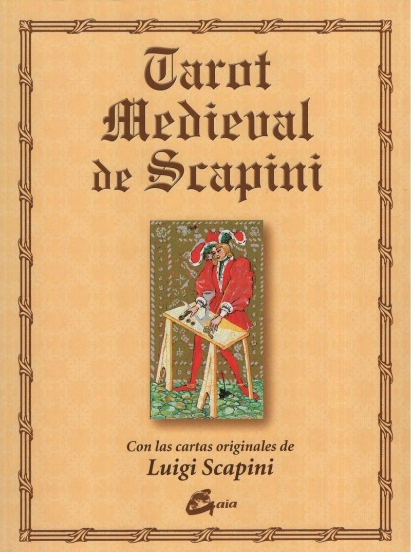 TAROT MEDIEVAL DE SCAPINI (LIBRO + CARTAS) CON LAS CARTAS DE LUIGI SCAPINI