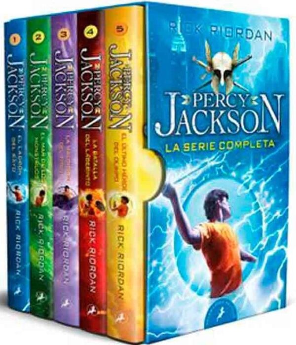 PERCY JACKSON, LA SERIE COMPLETA EN ESTUCHE