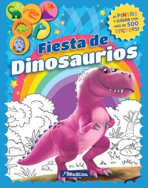 FIESTA DE DINOSAURIOS (COLOREAR + STICKERS)