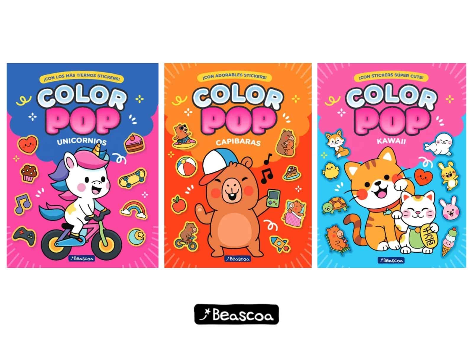 6666666668785PACK COLOR POP - Unicornios + Capibaras + Kawaii
